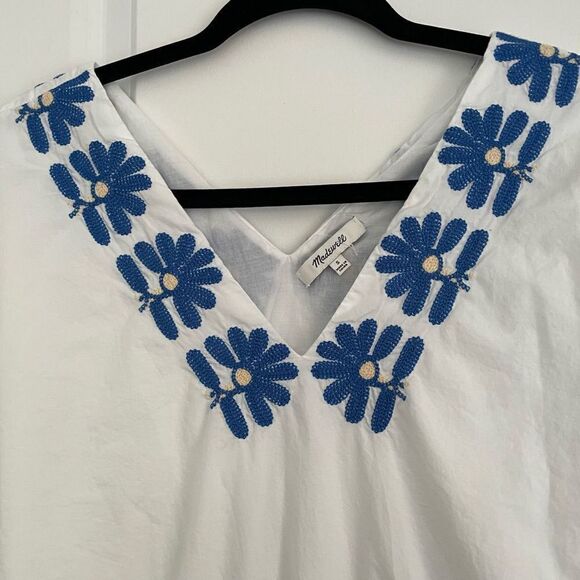 Madewell blue and white mini dress - Picture 6 of 10